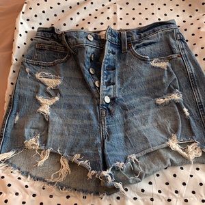 Abercrombie shorts high rise curve love